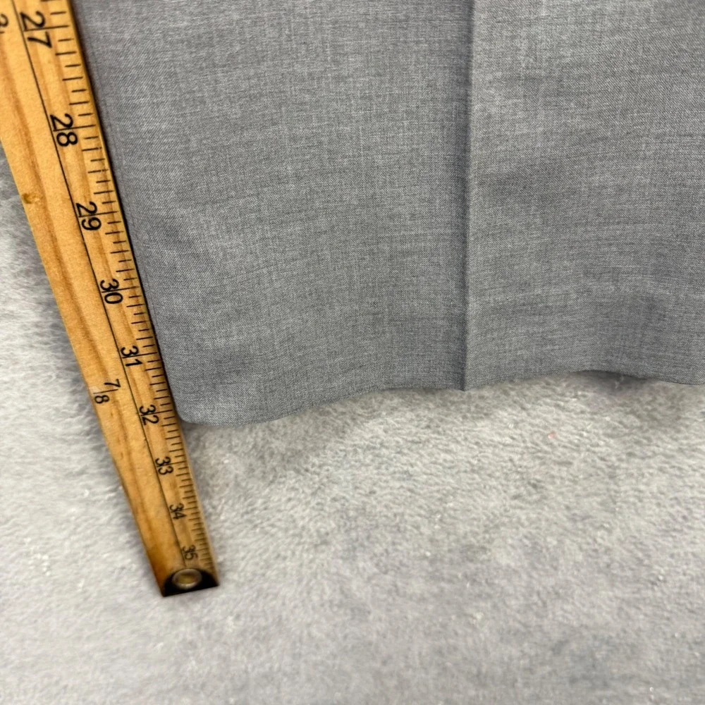 Banana Republic Dress Pants Mens 34x32 Grey Tailored‎ Fit Flat Front Trousers